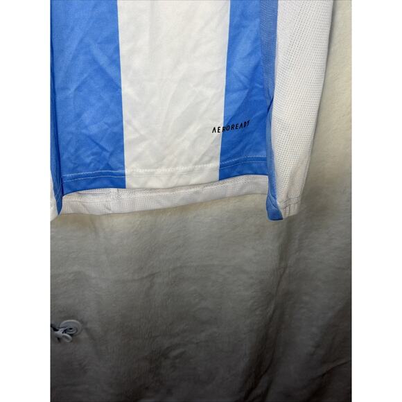 Adidas Argentina 3-Star Home Soccer Jersey Size Small FIFA World Champions Messi - Picture 5 of 9